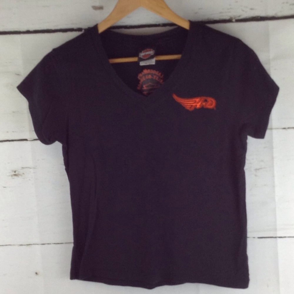 Harley-Davidson Woman's Sz L black T-shirt York